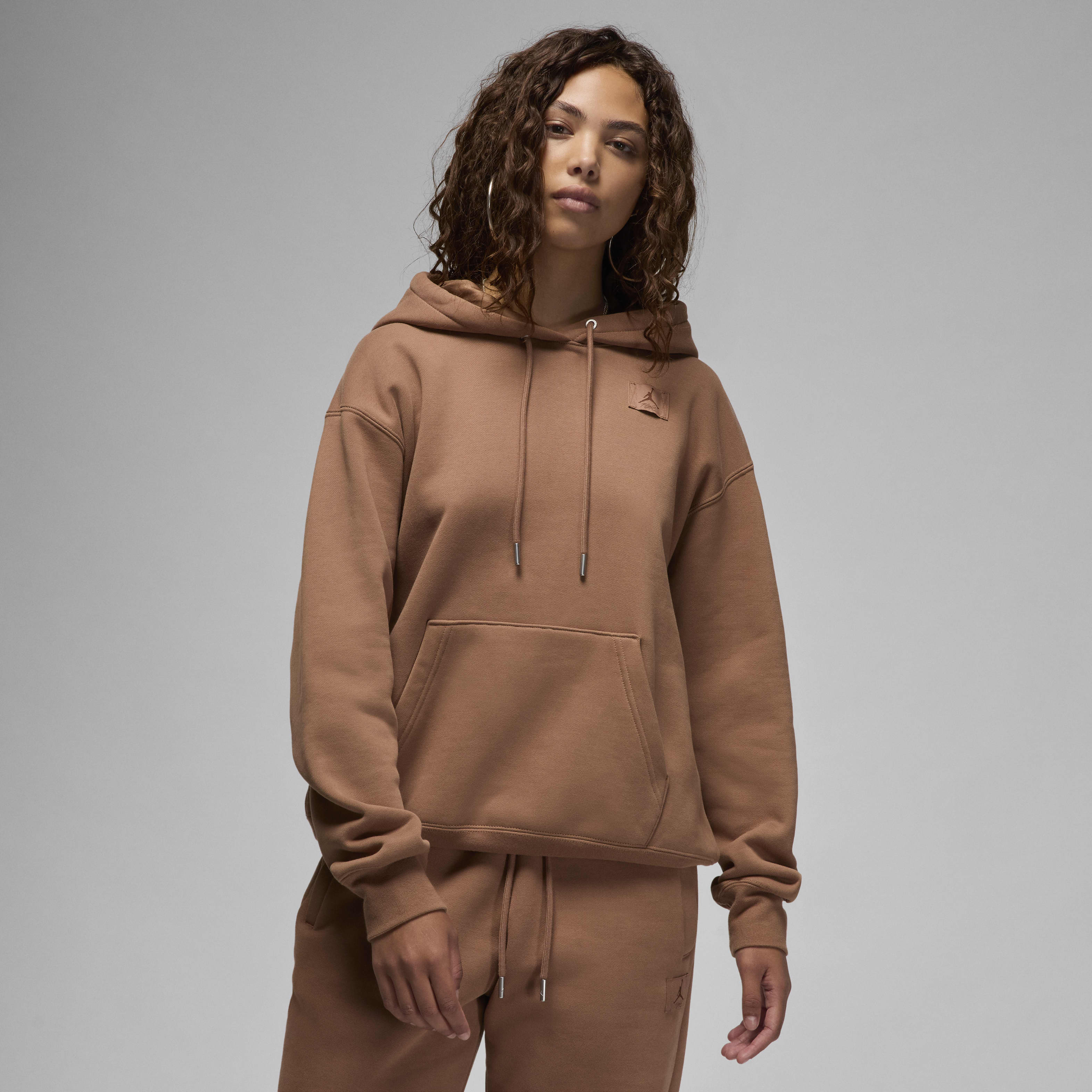 Nike Jordan Flight Fleece Women s Satin Lined Pullover Hoodie The Summit at Fritz Farm